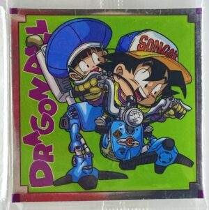 Sticker DRAGON BALL GAUFRETTE BANDAI #W 13-20 N+ goku et gohan
