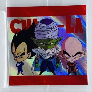 Sticker DRAGON BALL GAUFRETTE BANDAI #CHÔ 8-15 GR+ Cha-la head-cha-la