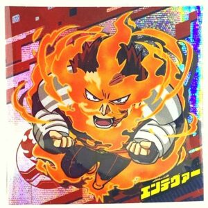 Sticker MY HERO ACADEMIA GAUFRETTE BANDAI #MHA 1-08 SR endeavor