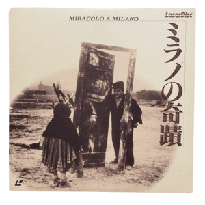 Laserdisc Japonais de "Miracolo a Milano" (Miracle à Milan) - Édition NTSC, Version Originale Sous-Titrée Japonais