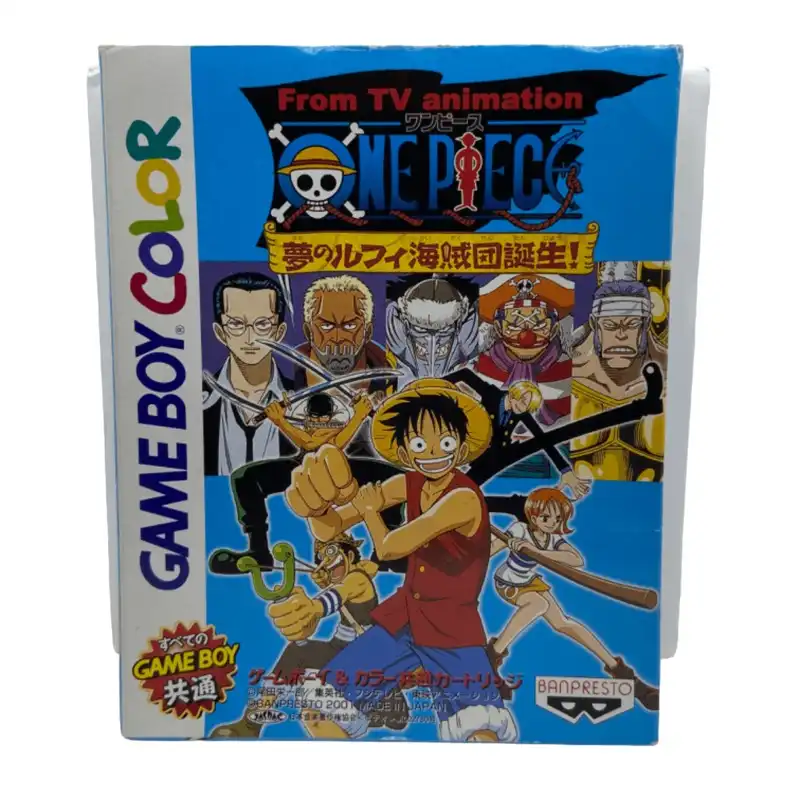 Jeux GAME BOY color One piece Yume no Luffy Kaizoku Dan Tanjô! JPN DMG-PBLUJ