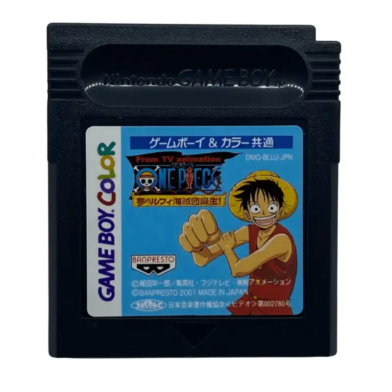 Jeux GAME BOY color One piece Yume no Luffy Kaizoku Dan Tanjô! JPN DMG-PBLUJ – Image 10