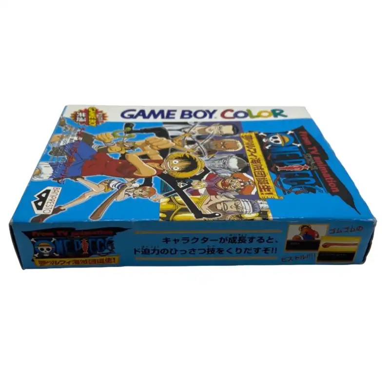 Jeux GAME BOY color One piece Yume no Luffy Kaizoku Dan Tanjô! JPN DMG-PBLUJ – Image 6