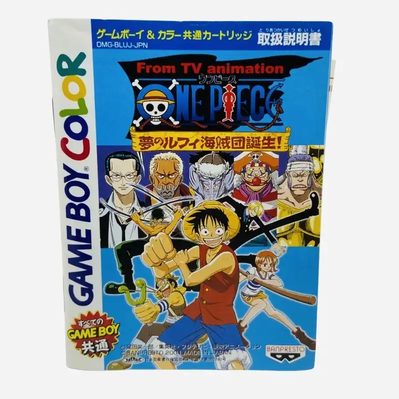 Jeux GAME BOY color One piece Yume no Luffy Kaizoku Dan Tanjô! JPN DMG-PBLUJ – Image 7