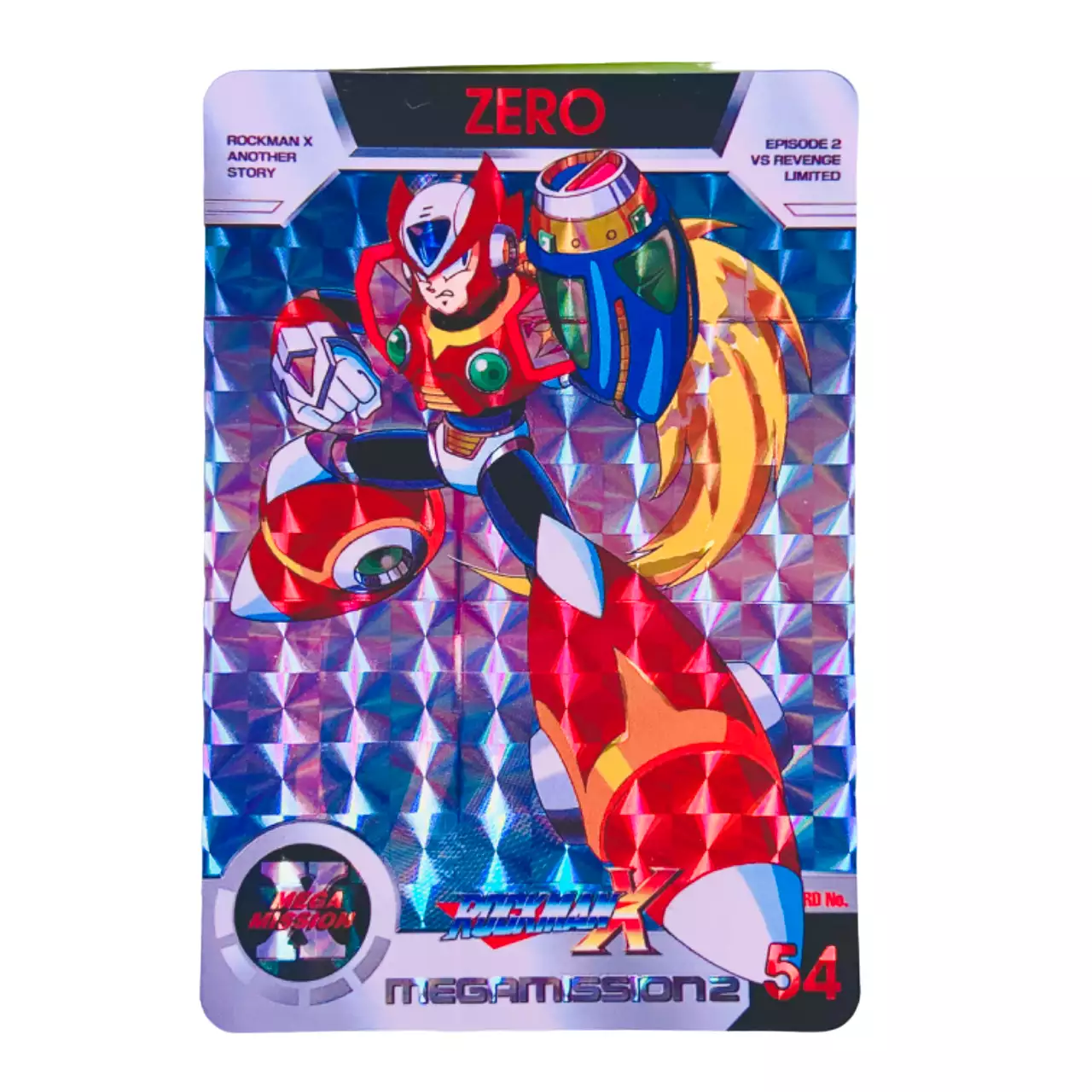 Carte Rockman X Mega Mission Carddass part.2 No.54 PRISM