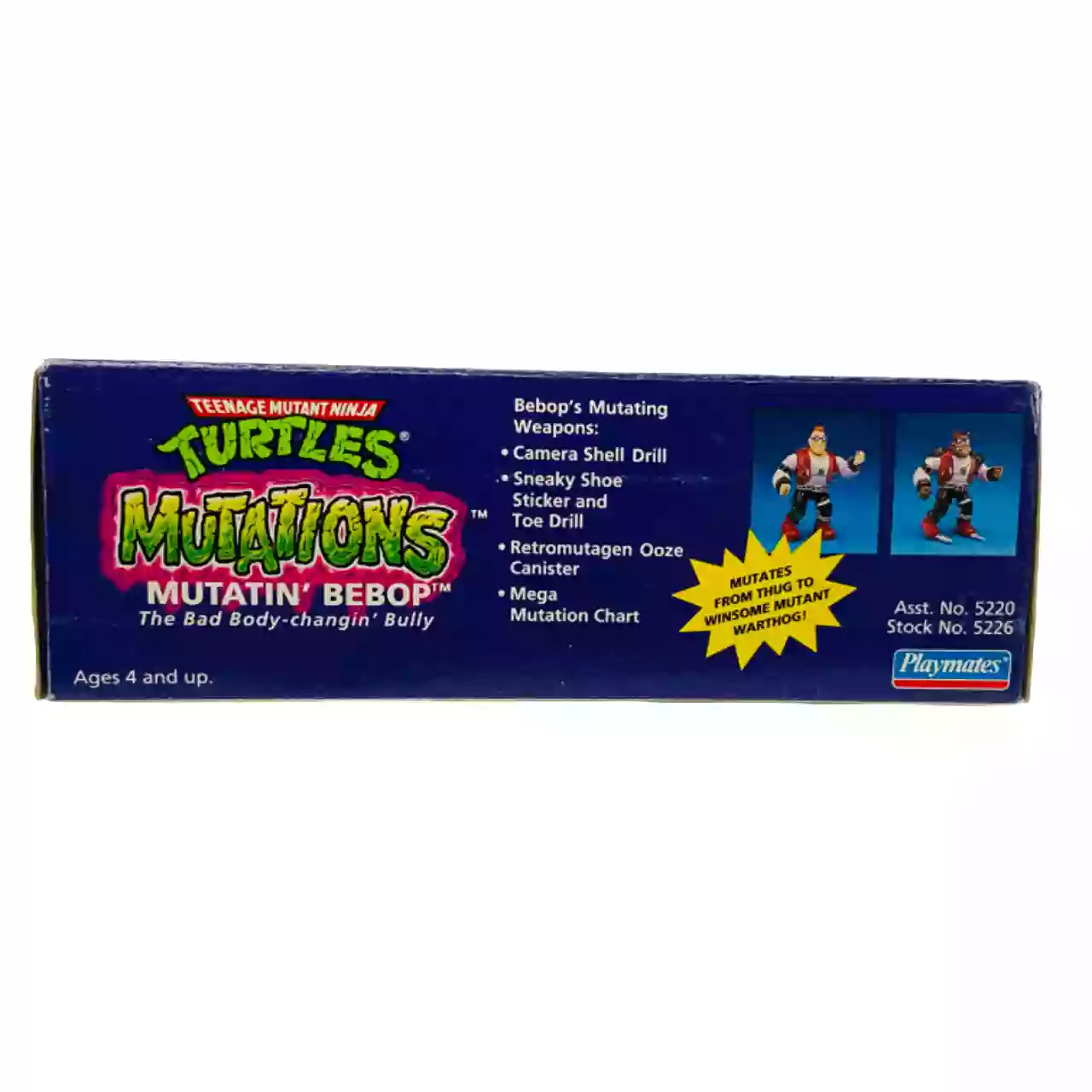 Jouet Vintage Tortue ninja Mutations Mutatin' Bebop – Image 4