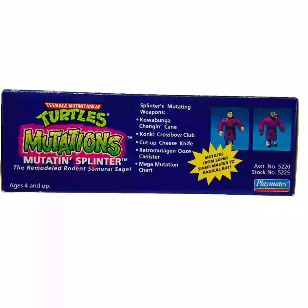 Jouet Vintage Tortue ninja Mutations Mutatin' Splinter – Image 4