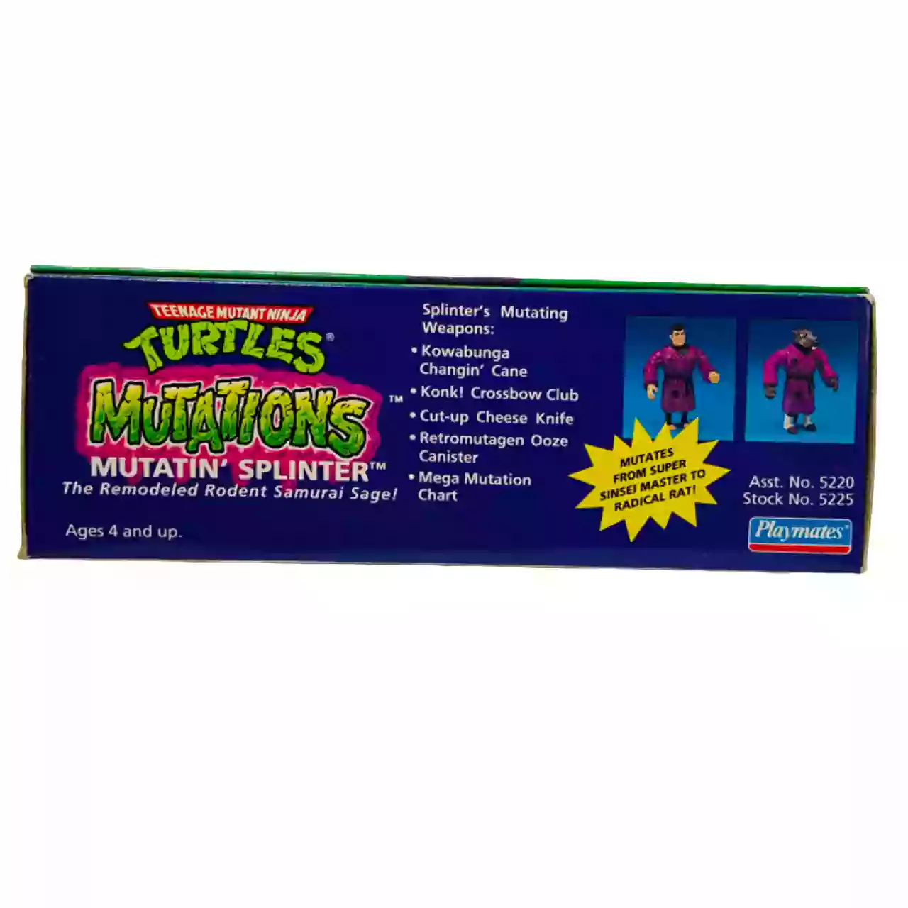 Jouet Vintage Tortue ninja Mutations Mutatin' Splinter – Image 6