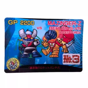 Carte Carddass CB chara super robot chokessen N°3 Mazinger-Z vs Berugas-v5