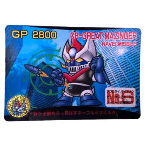 Carte Carddass CB chara super robot chokessen N°6 CB-Great Mazinger