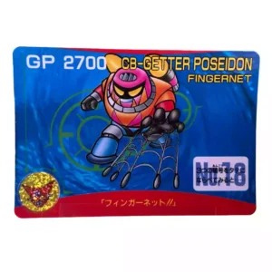 Carte Carddass CB chara super robot chokessen N°18 CB-Getter poseidon