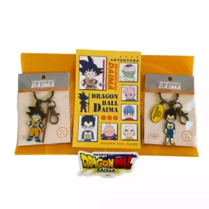 Porte-clés Dragon Ball Daima Set Goku et Végéta + Omaké